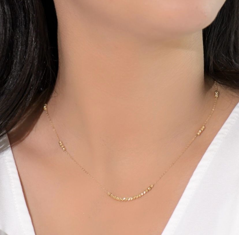 Collier en Or 18K " Mes Boules D'or "