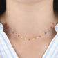 Collier Perles Coloré en Or 18k