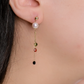 Boucles D'oreilles '' EVA '' en Or 18k