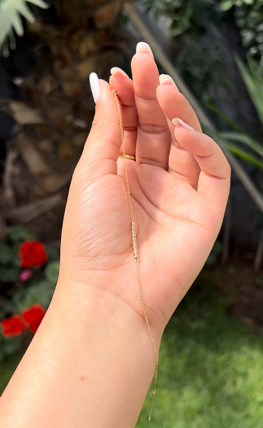 Gourmette Boules en or 18 carats