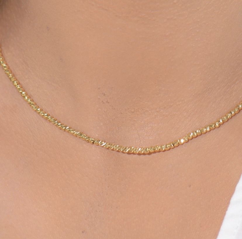 Collier Boules En Or 18K