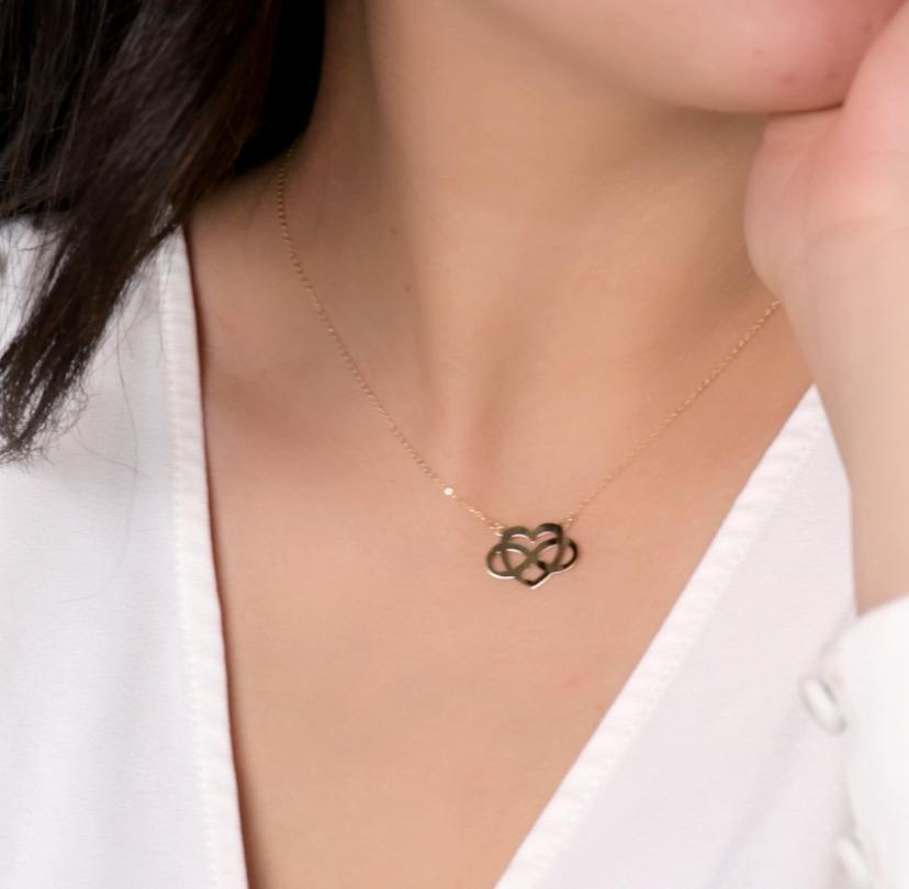 Collier amour infini En Or 18k