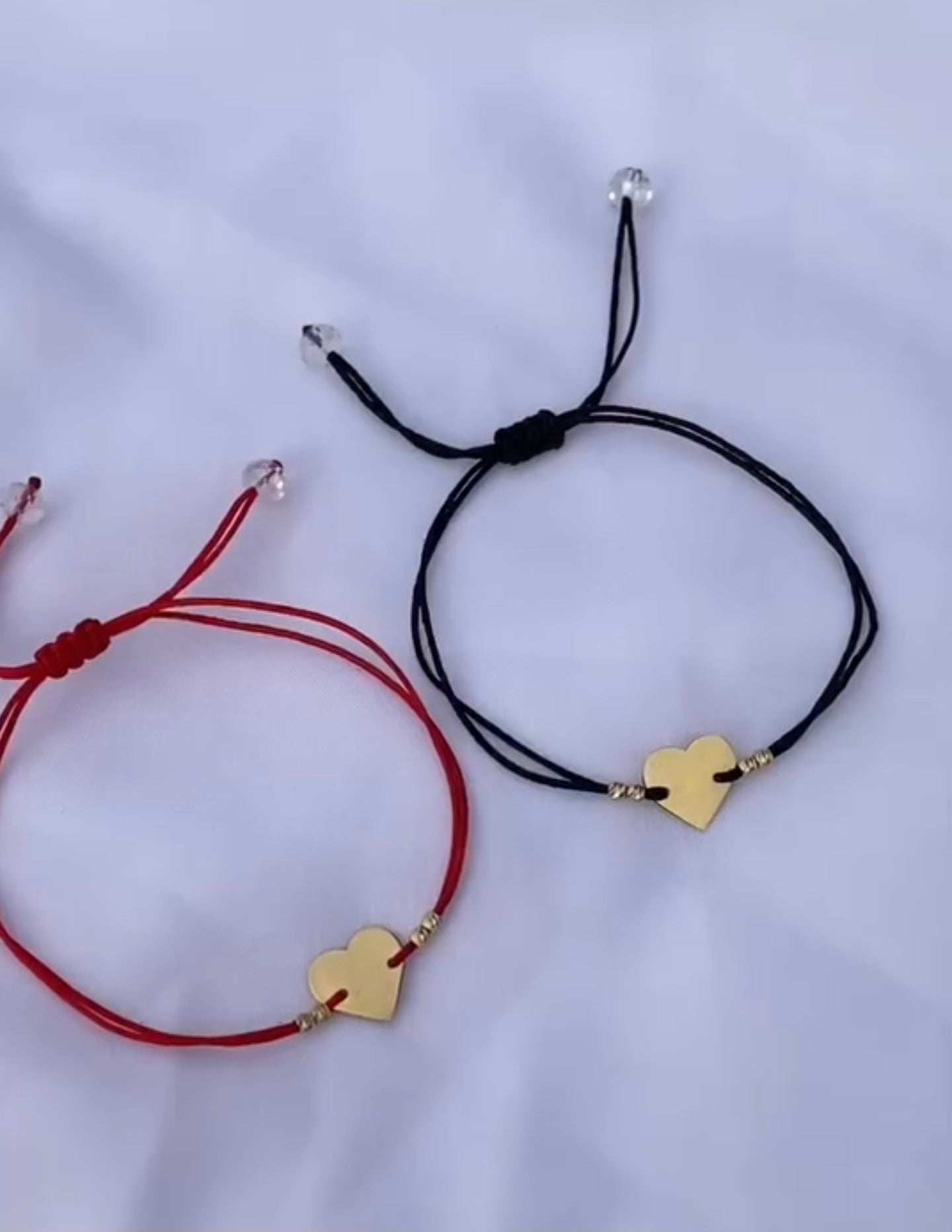 Bracelet Cordon CŒUR en or 18 carats