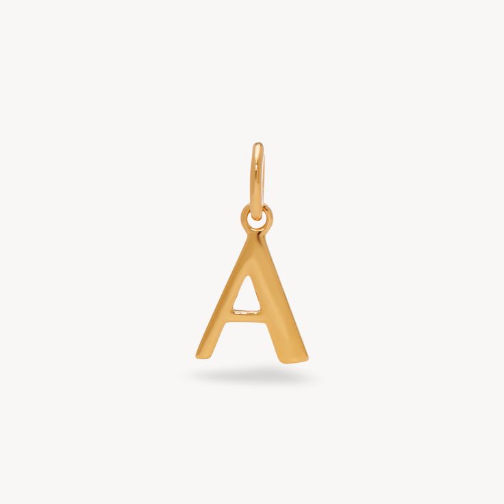 Pendentif Initiale en Or 18K – La Collection Alphabet