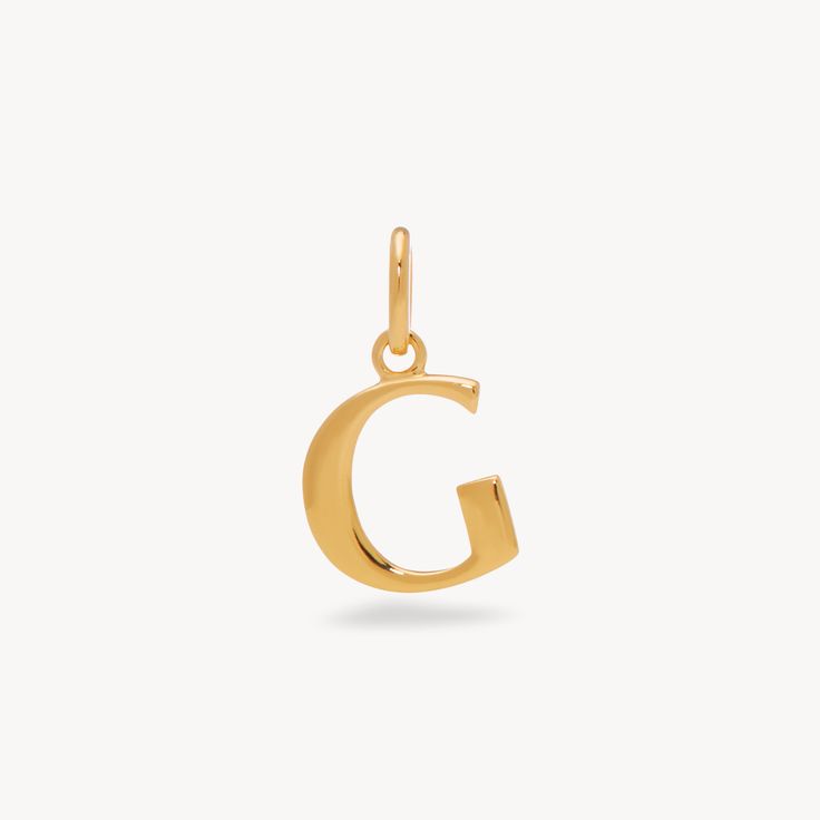 Pendentif Initiale en Or 18K – La Collection Alphabet