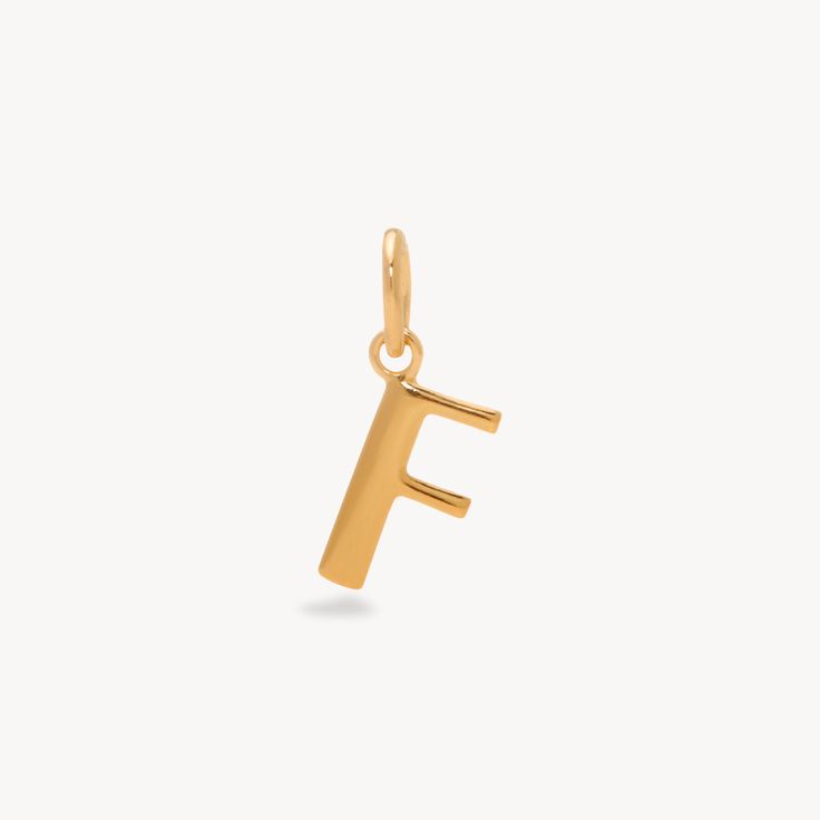Pendentif Initiale en Or 18K – La Collection Alphabet